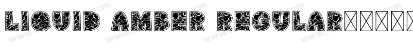 liquid amber regular字体转换